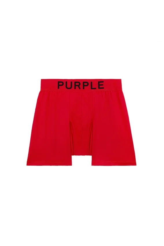 Boxer Purple Brand à l'unité - Rouge