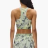Bralette en nylon imprimé camouflage