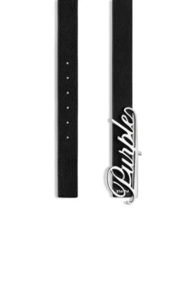 Ceinture en cuir Purple Signature