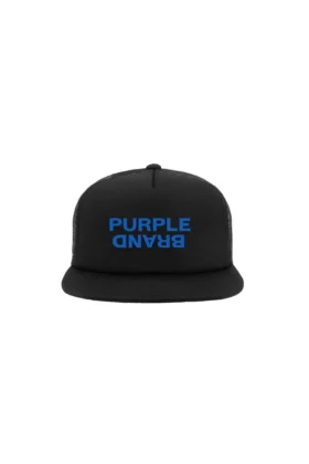 Chapeau 5 panneaux P902 - Texte bleu