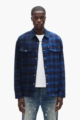 Chemise en flanelle « Half & Half »