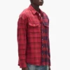Chemise en flanelle « Half & Half »