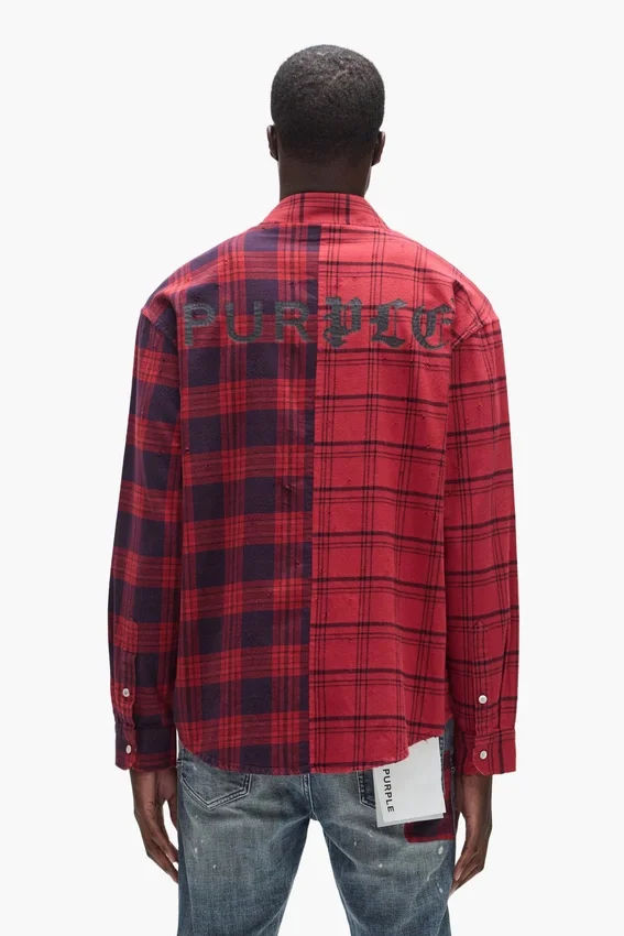 Chemise en flanelle « Half & Half »