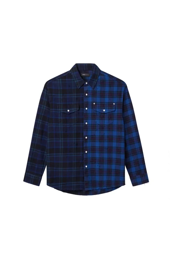 Chemise en flanelle « Half & Half »