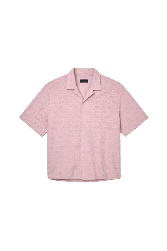 Chemise en tissu éponge jacquard