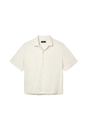 Chemise en tissu éponge jacquard