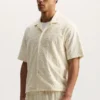 Chemise en tissu éponge jacquard