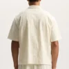 Chemise en tissu éponge jacquard