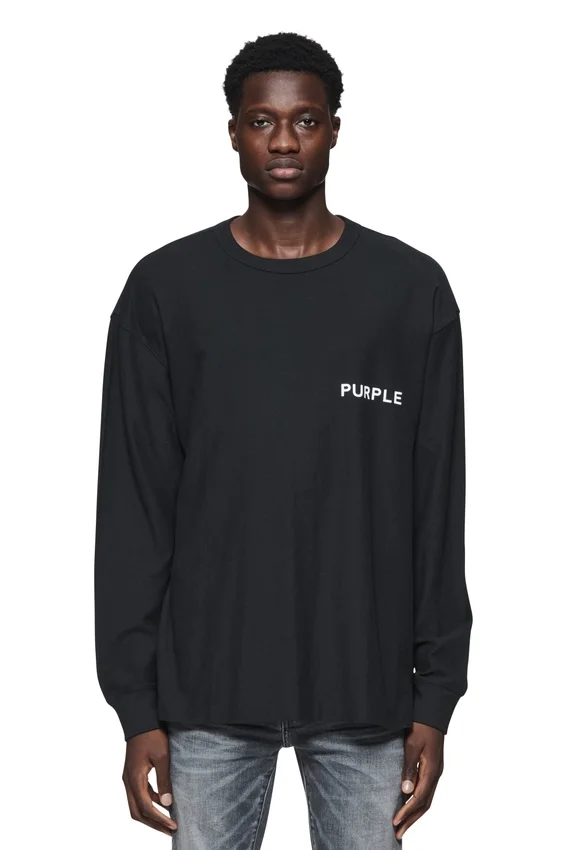 Chemise à manches longues avec motif répétitif du logo
