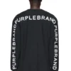 Chemise à manches longues avec motif répétitif du logo