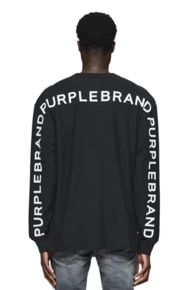 Chemise à manches longues avec motif répétitif du logo
