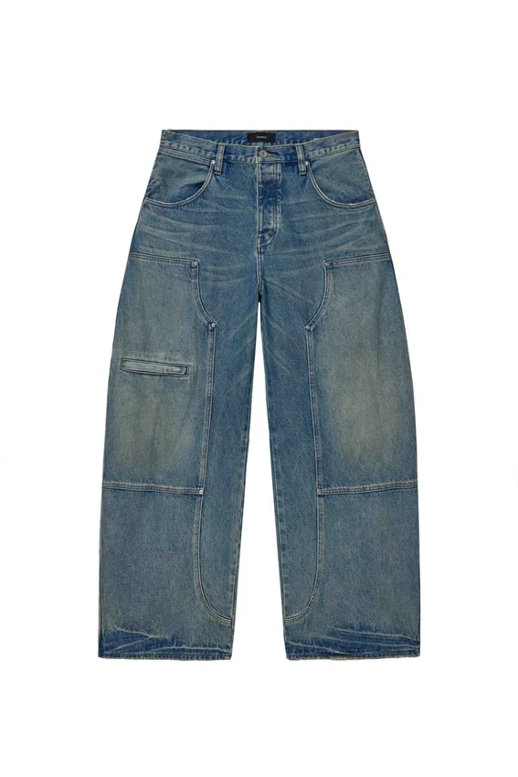 Jean « Barrel » de style travail