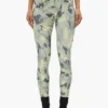 Legging en nylon à motif camouflage peint
