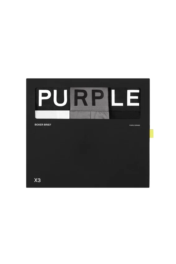 Lot de trois boxers Purple Brand - Multicolore