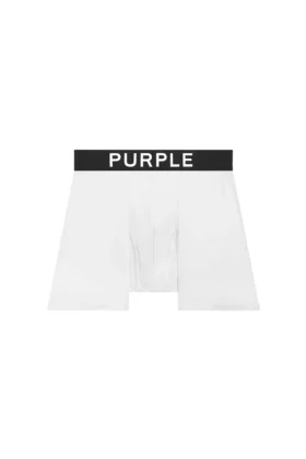 Boxer Purple Brand à l'unité - Blanc