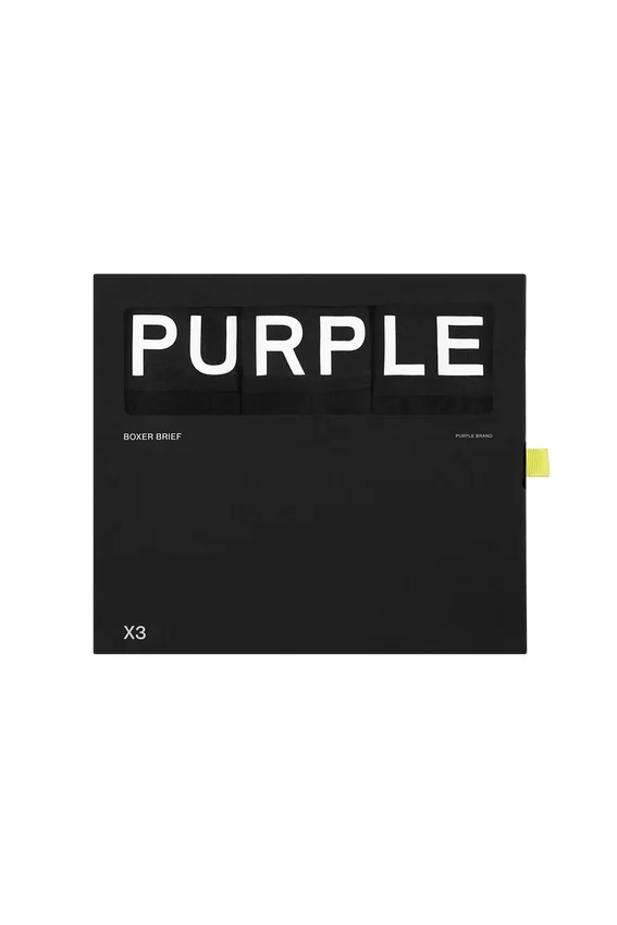 Lot de trois boxers Purple Brand - Noir