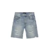 P059 Short déchiré effet peint