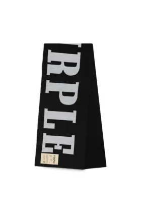 P905 ÉCHARPE - Logo oversize exclusif en niveaux de gris