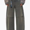 Pantalon baggy avec logo en relief