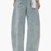 Pantalon baggy avec logo en relief
