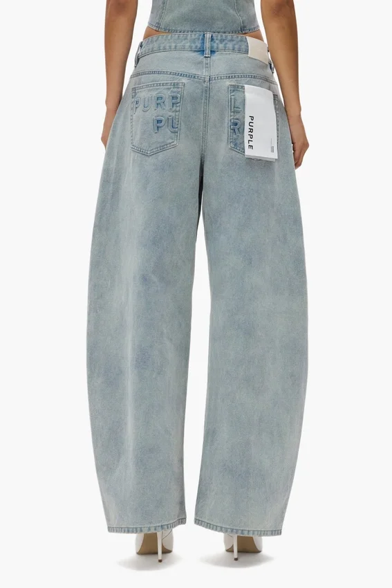 Pantalon baggy avec logo en relief