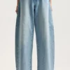 Pantalon baggy à logo bling