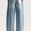 Pantalon baggy à logo bling