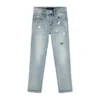 Pantalon pour enfant « Light Indigo Paint Repair »
