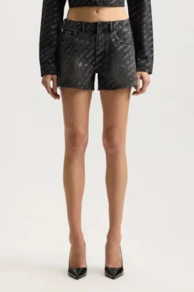Short coupé « Logo Bling »