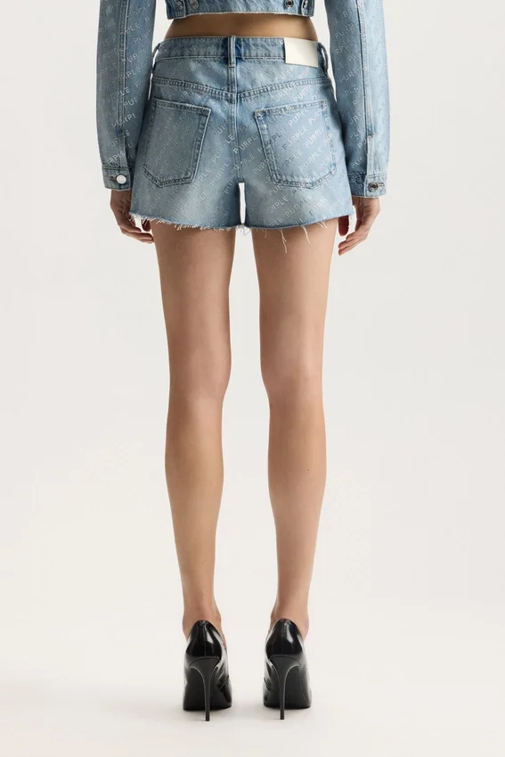 Short coupé « Logo Bling »