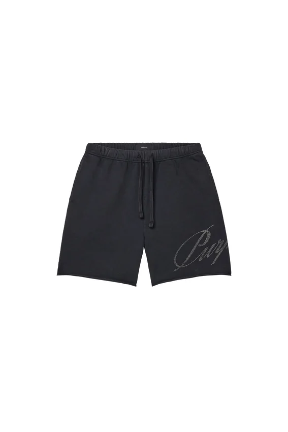 Short Crystal Slanted Script