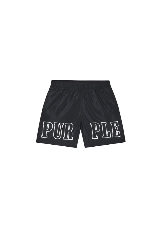 Short de bain avec contour du logo