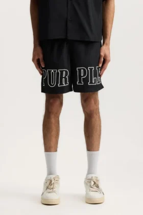 Short de bain avec contour du logo
