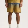 Shorts avec logo délavé sur tout le pourtour