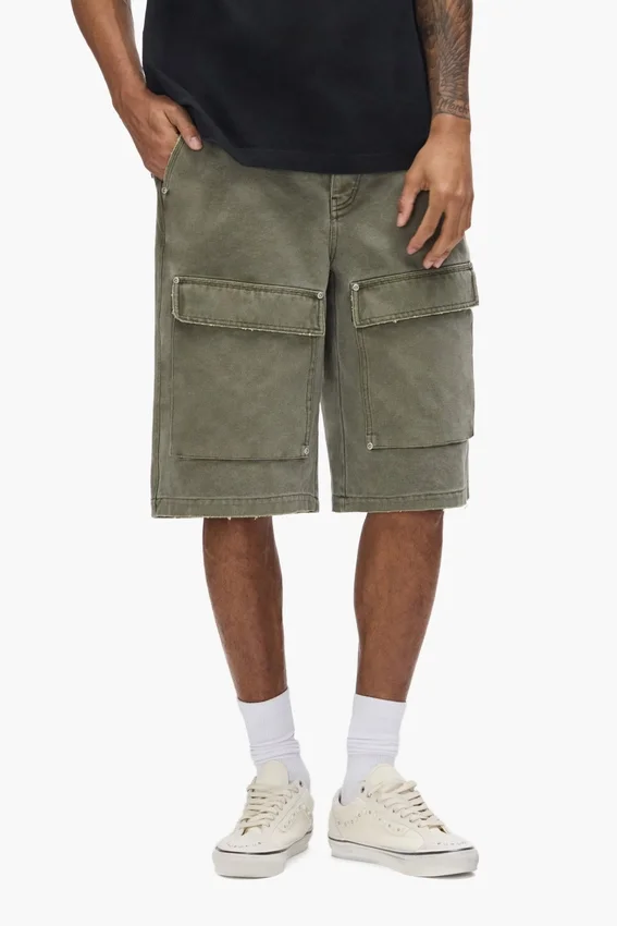 Shorts cargo en toile