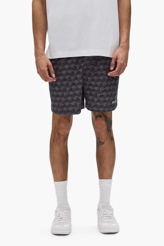 Shorts « Cube Monogram » sur tout le pourtour