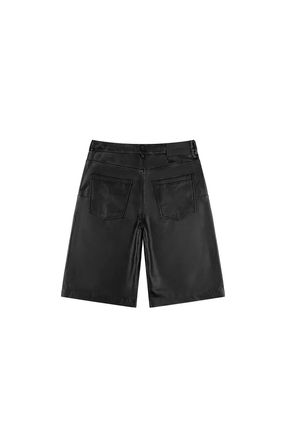 Shorts de sport en cuir