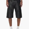 Shorts de sport en cuir