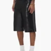 Shorts de sport en cuir