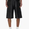 Shorts de sport en cuir