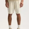 Shorts en tissu éponge jacquard