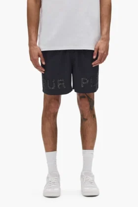 Shorts entièrement orné de cristaux