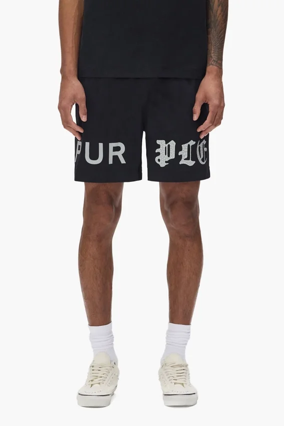 Shorts « Half & Half » avec logo tout autour