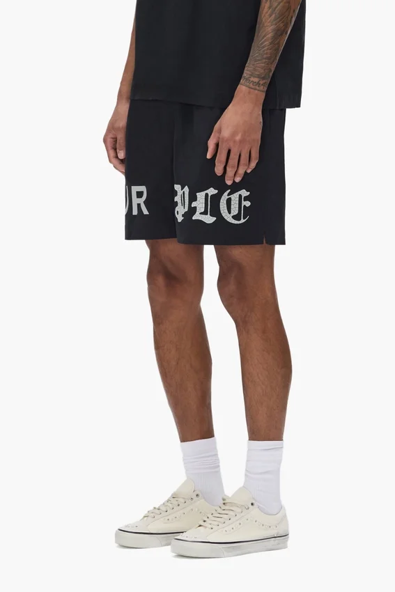 Shorts « Half & Half » avec logo tout autour