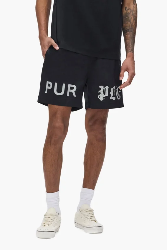 Shorts « Half & Half » avec logo tout autour
