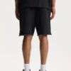 Shorts à inscription en paillettes