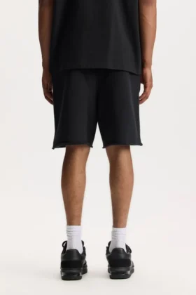 Shorts à inscription en paillettes