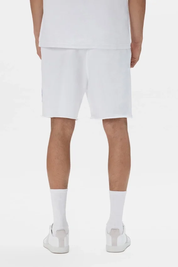 Shorts à inscription en paillettes