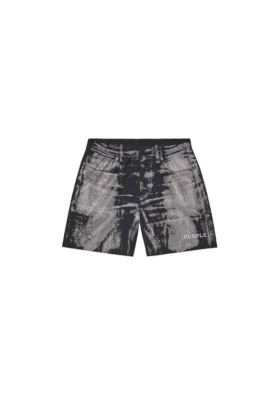 Shorts « Worn Crystals » sur tout le pourtour
