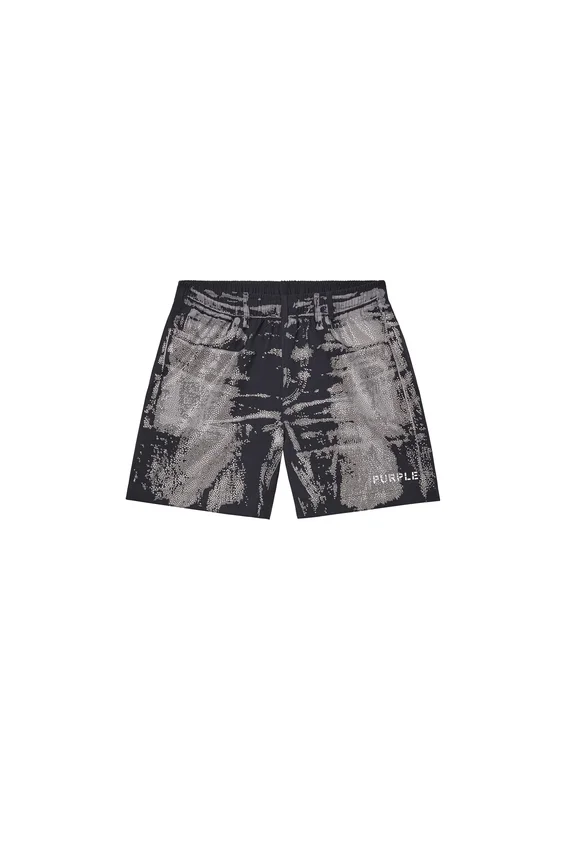Shorts « Worn Crystals » sur tout le pourtour